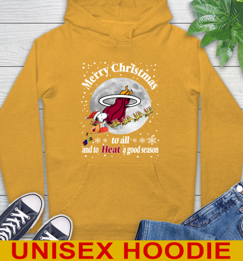 Miami Heat Merry Christmas To All And To Heat A Good Season NBA Basketball Sports Hoodie 2