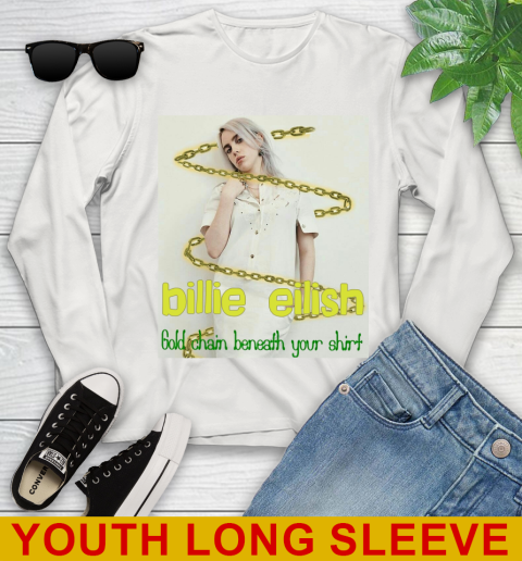 Billie Eilish Gold Chain Beneath Your Shirt 282