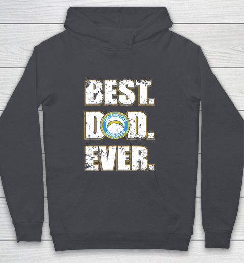 NFL Los Angeles Chargers Football Best Dad Ever Family Shirt Youth Hoodie 5