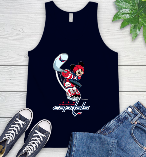 NHL Hockey Washington Capitals Cheerful Mickey Mouse Shirt Tank Top 3