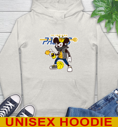 Indiana Pacers NBA Basketball Mickey Peace Sign Sports Hoodie 12