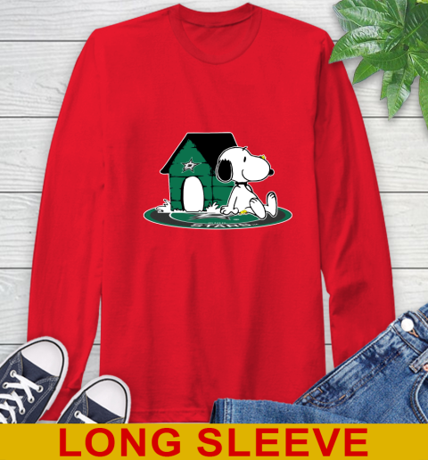 NHL Hockey Dallas Stars Snoopy The Peanuts Movie Shirt Long Sleeve T-Shirt 10