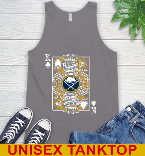 Buffalo Sabres NHL Hockey The King Of Spades Death Cards Shirt Tank Top 6