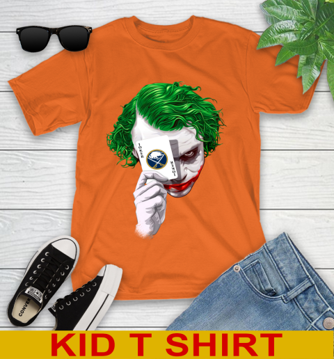 Buffalo Sabres NHL Hockey Joker Card Shirt Youth T-Shirt 8