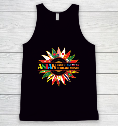 Asian American and Pacific Islander Heritage Month Sunflower Tank Top