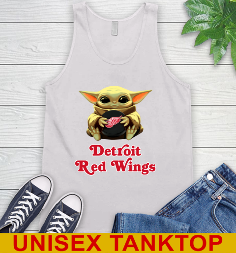 NHL Hockey Detroit Red Wings Star Wars Baby Yoda Shirt 70