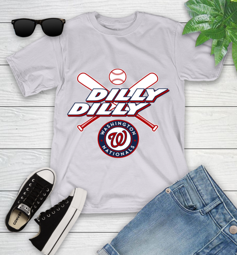 MLB Washington Nationals Dilly Dilly Baseball Sports Youth T-Shirt 4