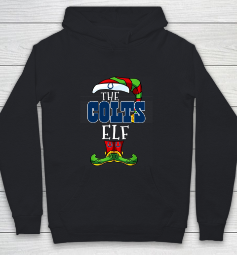 Indianapolis Colts Christmas ELF Funny NFL Youth Hoodie