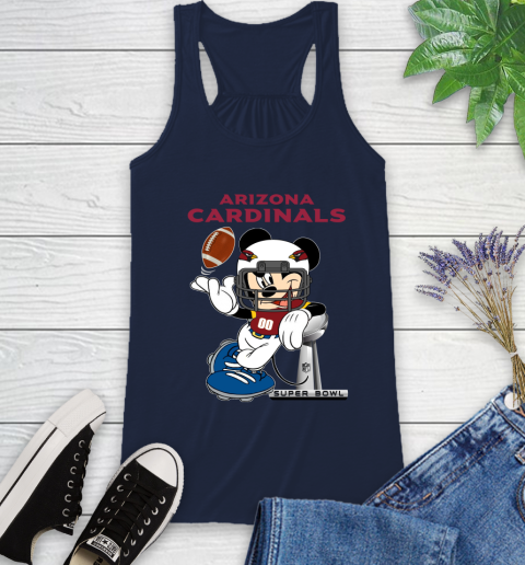 NFL Arizona Cardinals Mickey Mouse Disney Super Bowl Football T Shirt Racerback Tank 12