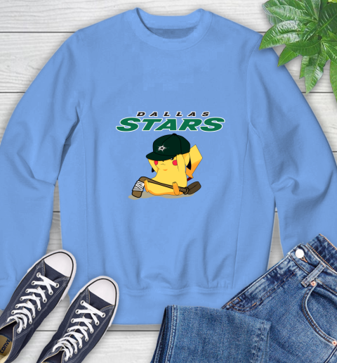 NHL Pikachu Hockey Sports Dallas Stars Sweatshirt