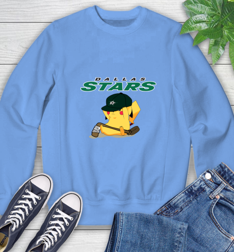 NHL Pikachu Hockey Sports Dallas Stars Sweatshirt 11