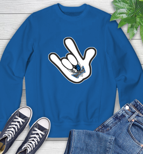 Dallas Mavericks NBA Basketball Mickey Rock Hand Disney Sweatshirt 8