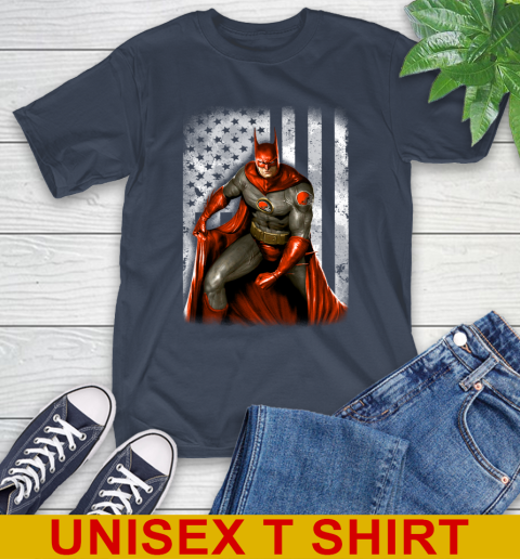 Cleveland Browns NFL Football Batman DC American Flag Shirt T-Shirt 3