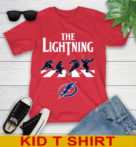 NHL Hockey Tampa Bay Lightning The Beatles Rock Band Shirt Youth T-Shirt 11