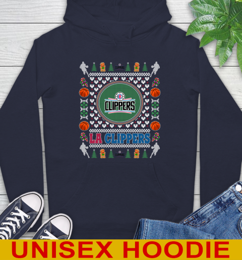 LA Clippers Merry Christmas NBA Basketball Loyal Fan Hoodie 3
