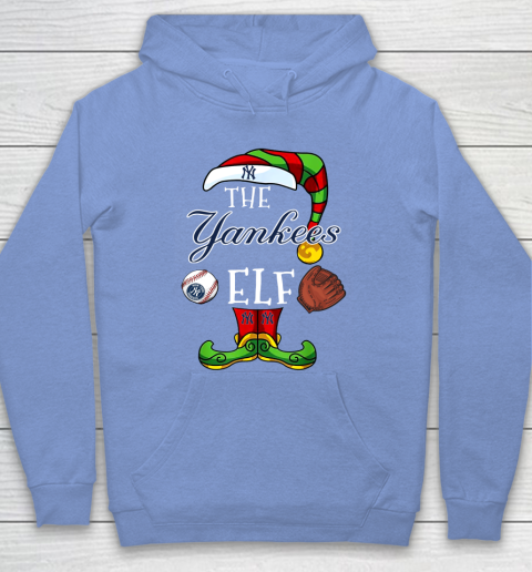 New York Yankees Christmas ELF Funny MLB Hoodie 8