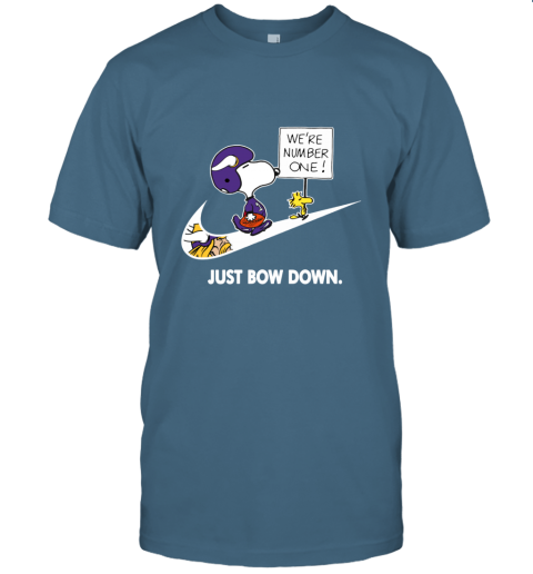 NFL Minnesota Vikings Are Number One – NIKE Just Bow Down Snoopy - Rookbrand