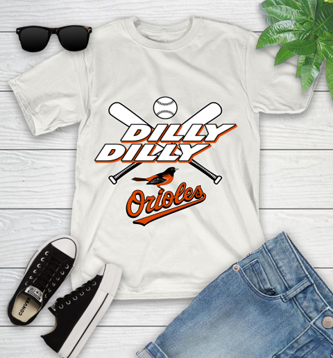 MLB Baltimore Orioles Dilly Dilly Baseball Sports Youth T-Shirt