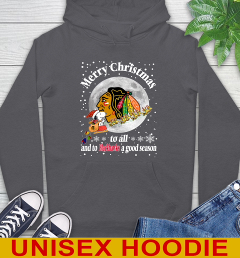 Chicago Blackhawks Merry Christmas To All And To Blackhawks A Good Season NHL Hockey Sports Hoodie 7