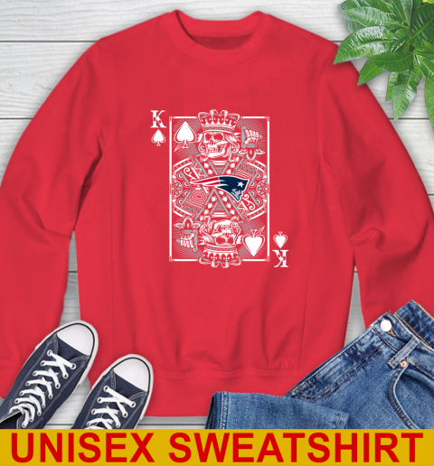 New England Patriots NFL Football The King Of Spades Death Cards Shirt Sweatshirt 12