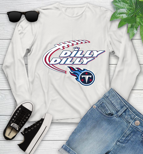 NFL Tennessee Titans Dilly Dilly Football Sports Youth Long Sleeve 12