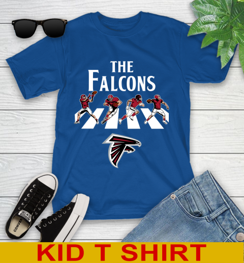 NFL Football Atlanta Falcons The Beatles Rock Band Shirt Youth T-Shirt 10