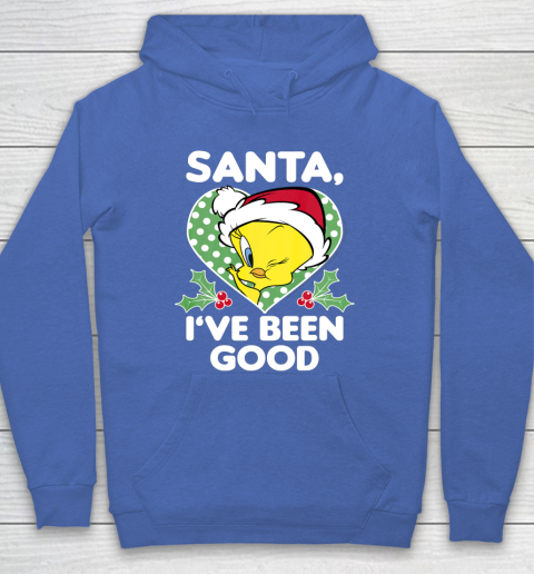 Looney Tunes Christmas Tweety Bird Santa I ve Been Good Hoodie 6