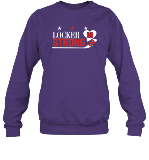 Craig Laughlin Locker Strong18 Heart Hockey Sweatshirt Craig Laughlin Locker Strong18 Heart Hockey Sweatshirt