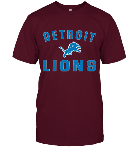 Detroit Lions NFL Line by Fanatics Branded Blue Vintage Victory Unisex Jersey Tee