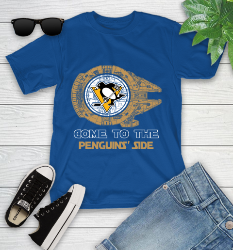 NHL Come To The Pittsburgh Penguins Wars Hockey Sports Youth T-Shirt 12