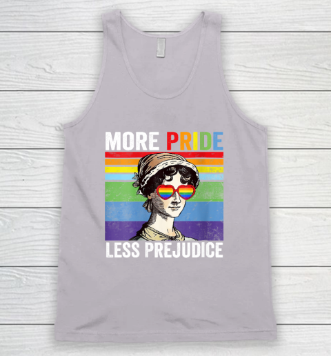 More Pride Less Prejudice Pride Month Funny Tank Top 4