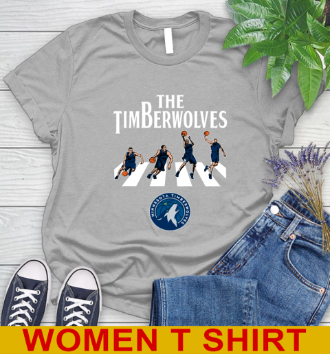 NBA Basketball Minnesota Timberwolves The Beatles Rock Band Shirt Women's T-Shirt 5
