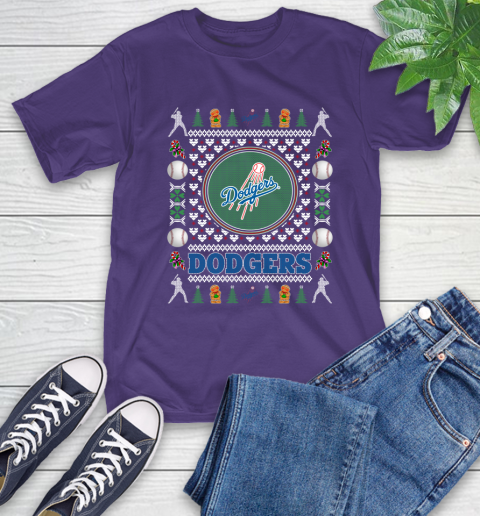 Los Angeles Dodgers Merry Christmas MLB Baseball Loyal Fan Ugly Shirt 5