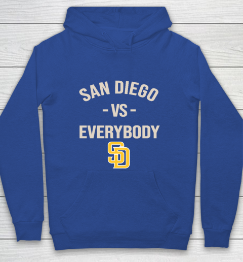 San Diego Padres Vs Everybody Youth Hoodie 6