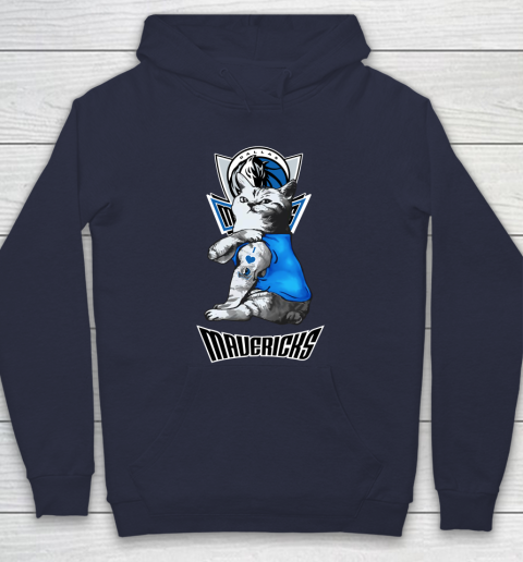 NBA Basketball My Cat Loves Dallas Mavericks Hoodie 2
