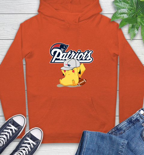 NFL Pikachu Football Sports New England Patriots Hoodie 5