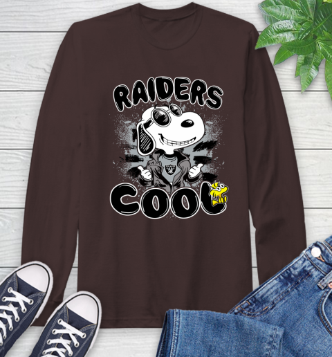 NFL Football Oakland Raiders Cool Snoopy Shirt Long Sleeve T-Shirt 8