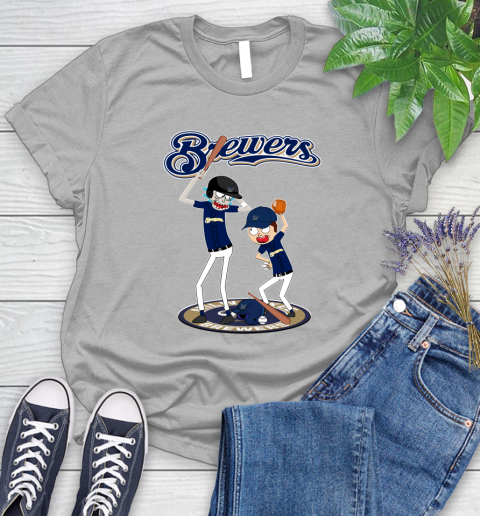 MLB Milwaukee Brewers Rick And Morty Baseball 95