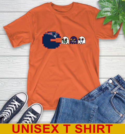 New England Patriots NFL Football Pac Man Champion T-Shirt 5
