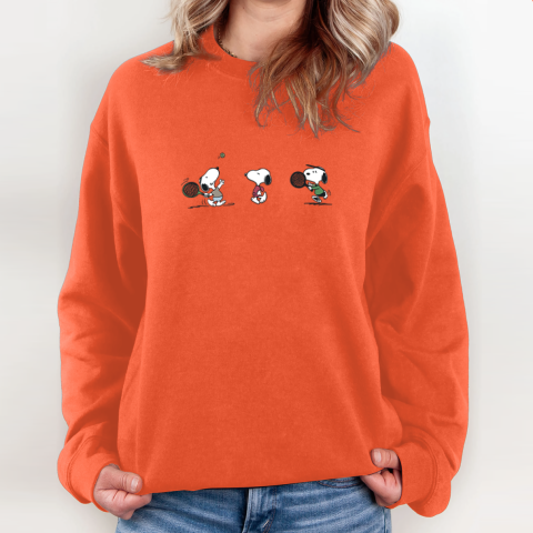 Peanuts Snoopy Tennis Sweatshirt - Father Figure Clothing