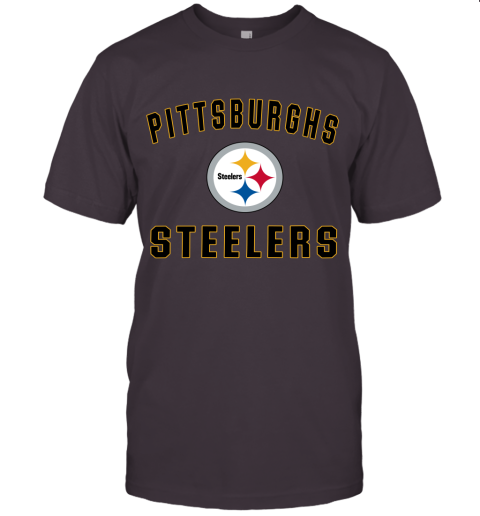 Pittsburgh Steelers NFL Line Gray Victory Unisex Jersey Tee