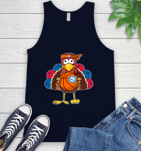 Philadelphia 76ers Turkey thanksgiving day Tank Top 3