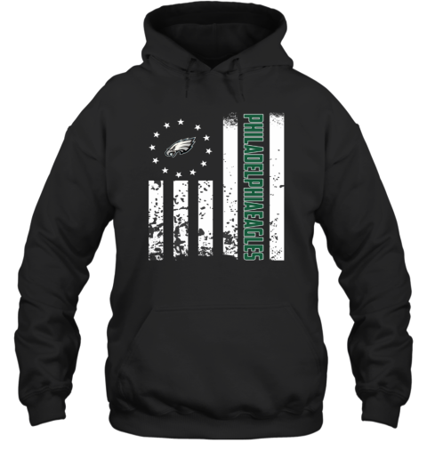 NFL Philadelphia Eagles American Flag Hoodie