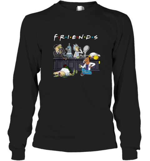 Rick Sanchez Drinking Buddies Friend T Shirt Long Sleeve