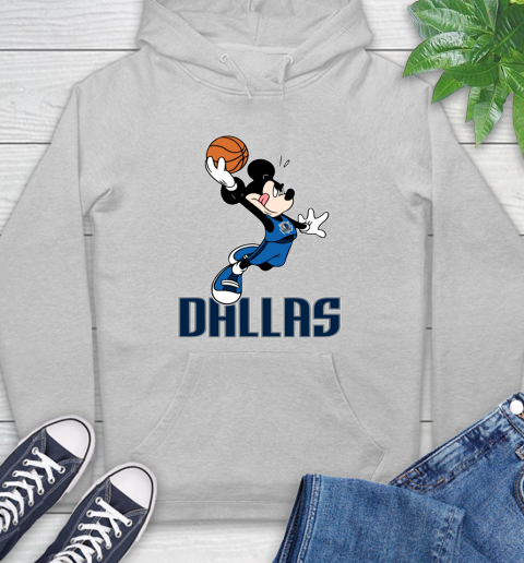NBA Basketball Dallas Mavericks Cheerful Mickey Mouse Shirt Hoodie 6