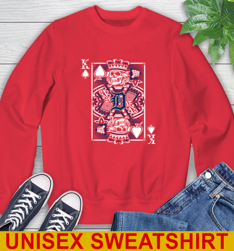 Detroit Tigers MLB Baseball The King Of Spades Death Cards Shirt Sweatshirt 12