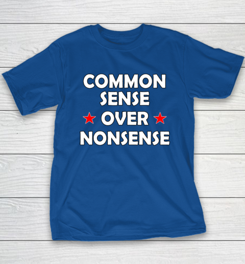 Common Sense Over Nonsense Youth T-Shirt 6