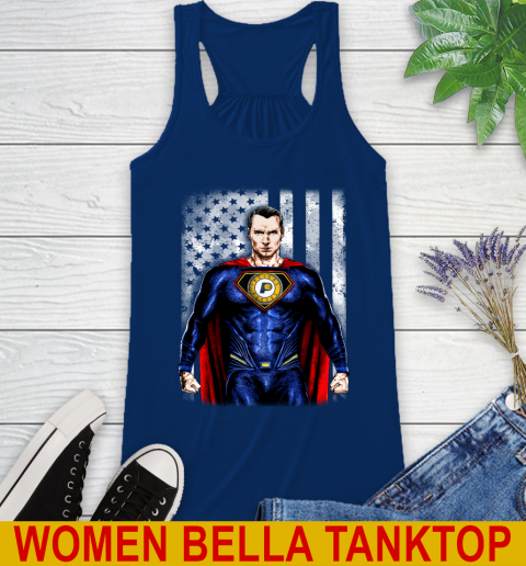 NBA Basketball Indiana Pacers Superman DC Shirt Racerback Tank 7