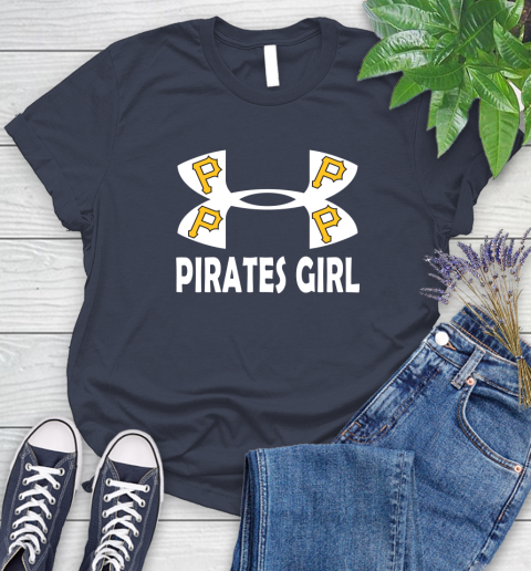 MLB Pittsburgh Pirates Under Armour Baseball Sports Women's T-Shirt 14