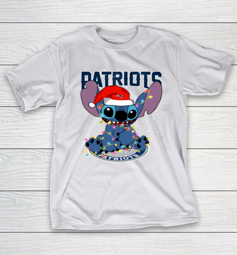 New England Patriots NFL Football noel stitch Christmas T-Shirt 9